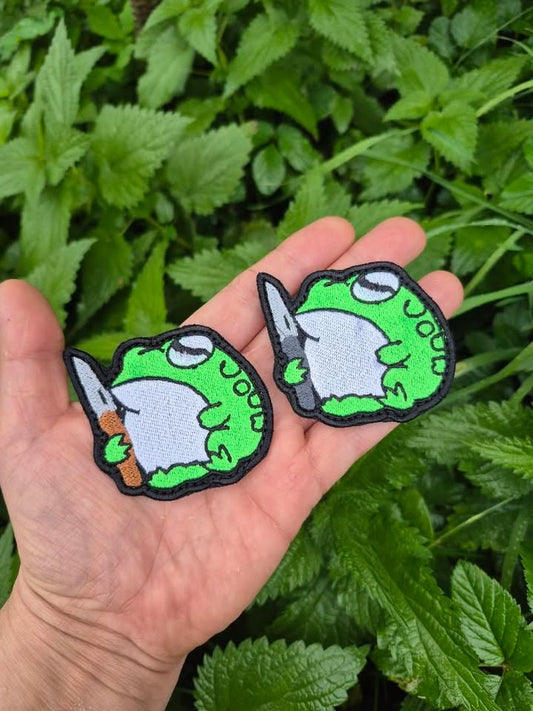 Нашивка "Жаба з ножем"