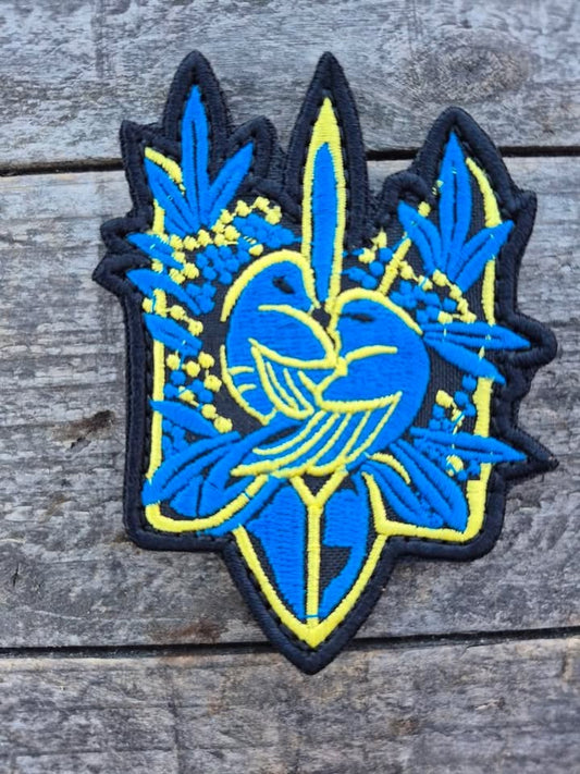 Нашивка "Тризуб з голубами"