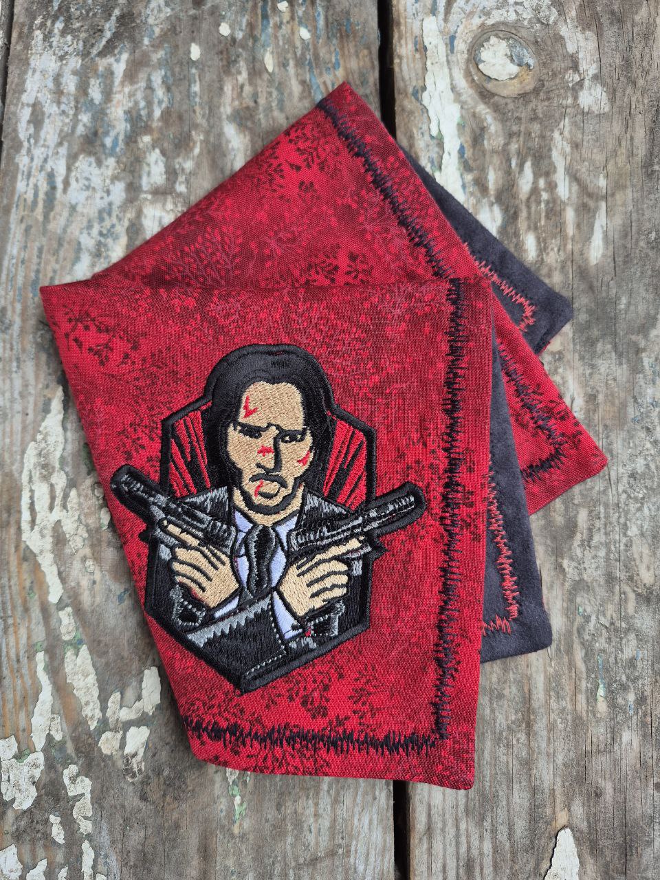 EDC хенк 25×25 см з вишивкою